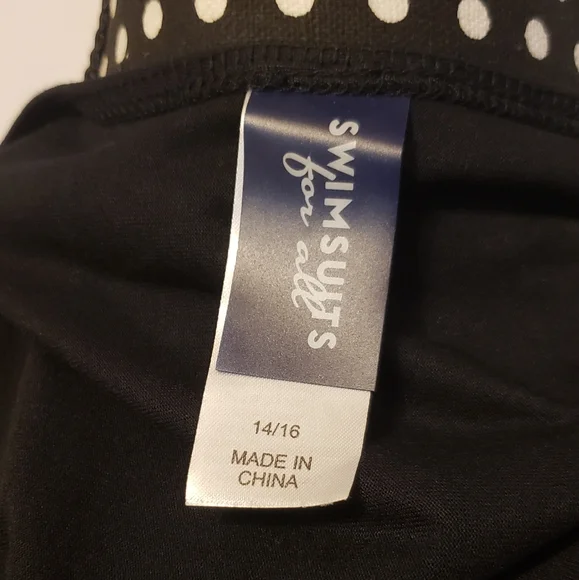 Swimsuits For All Black And Silver Cover Up NWT - Picture 4 of 8